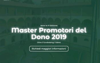 Presentata la terza edizione del Master in Promotori del Dono